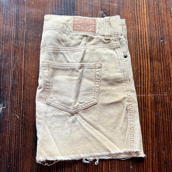Y2K Abercrombie & Fitch Corduroy Skirt Size 0 - Picture 1 of 4